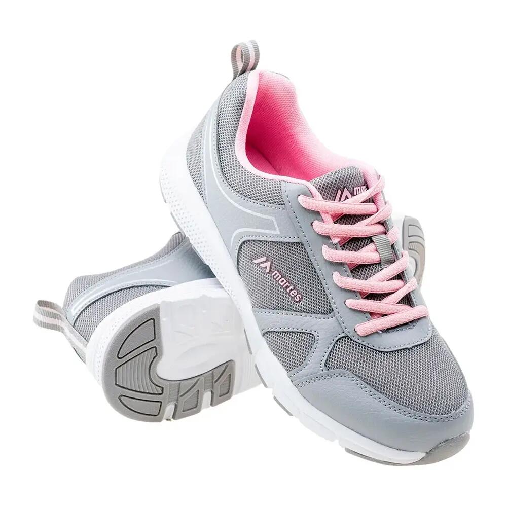 Baskets CELARI Femme (Gris Clair / Rose / Argenté) 6/6