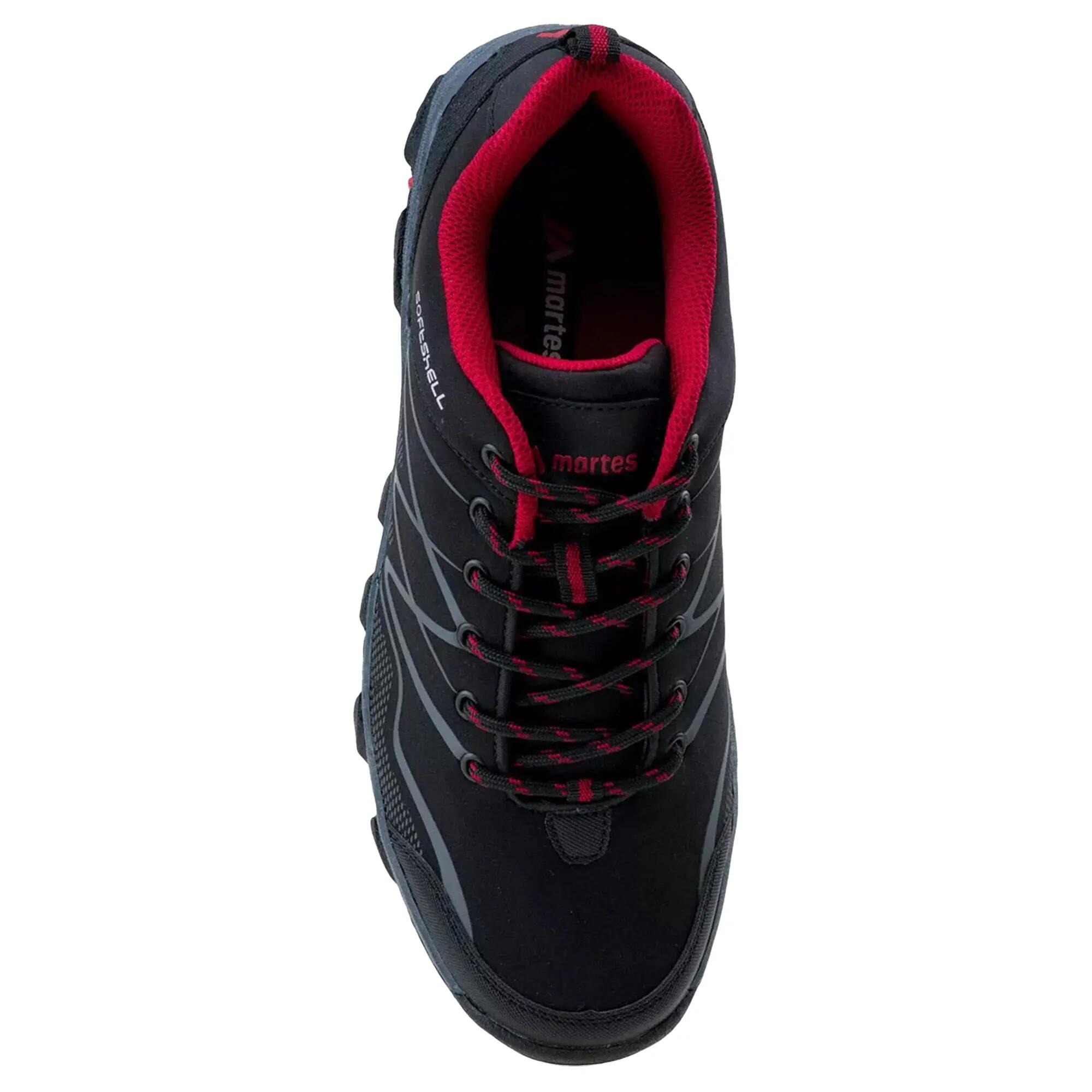 Heren Ronn Lage Wandelschoenen (Zwart/Donkerrood/Donkergrijs) 4/5