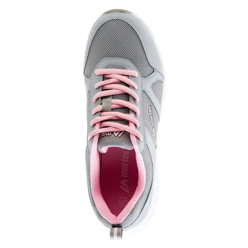 Baskets CELARI Femme (Gris Clair / Rose / Argenté) 4/6