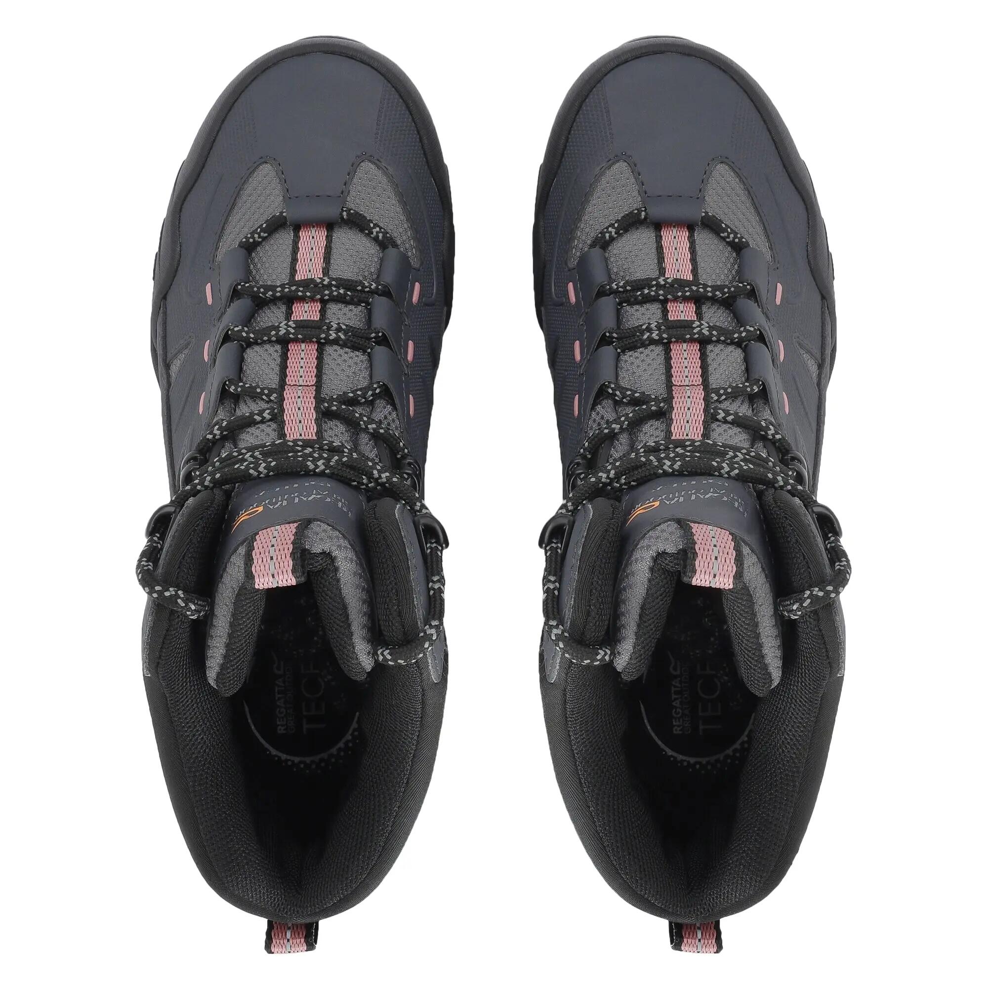Chaussures Montantes De Marche REGEN Femme (Gris Phoque / Vieux Rose) 6/7