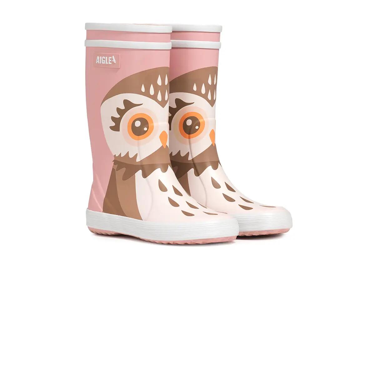 Bottes de pluie imprimé animal LOLLY POP WWF enfant rose 2/4