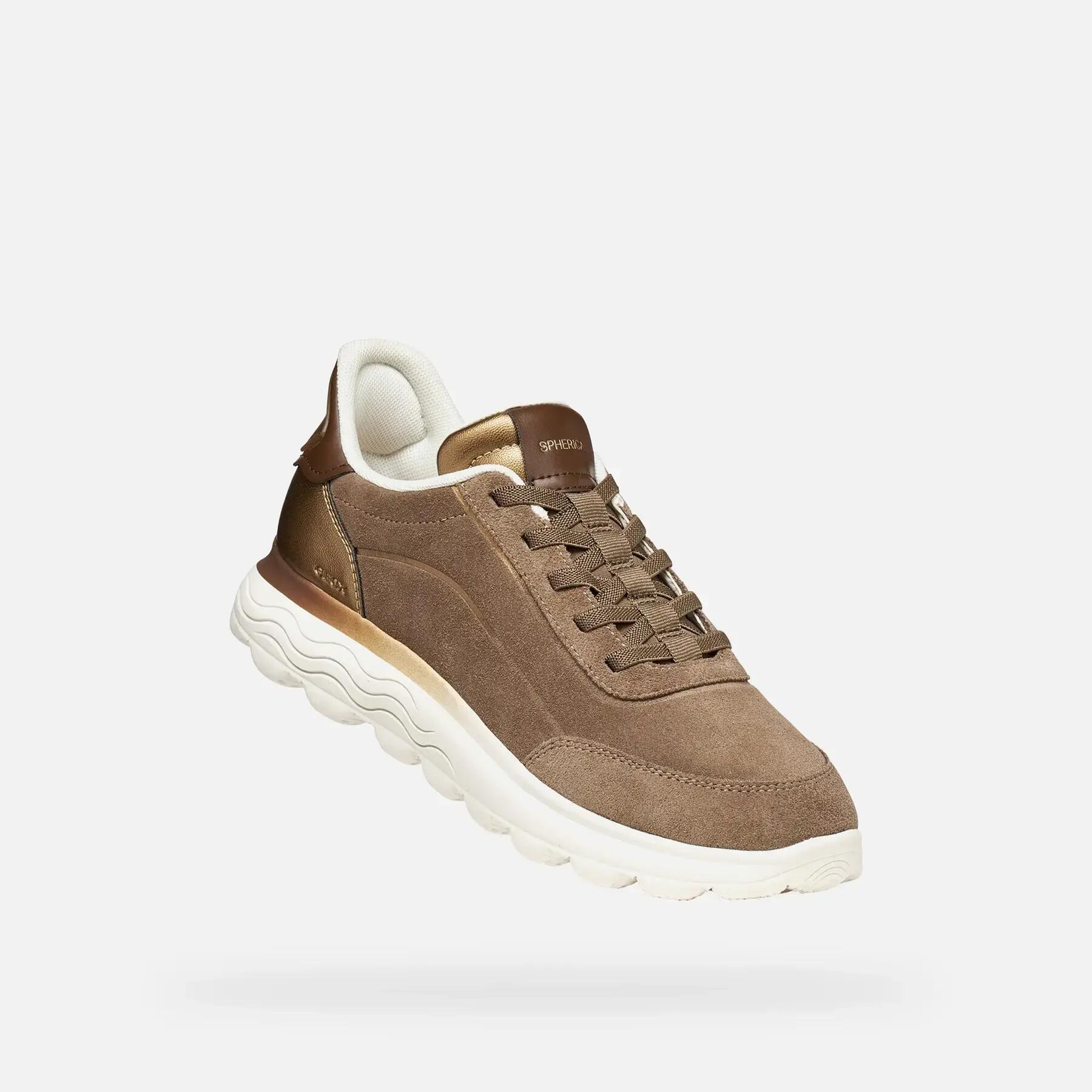 Damskie skórzane buty sportowe Geox Spherica Plus 4/6