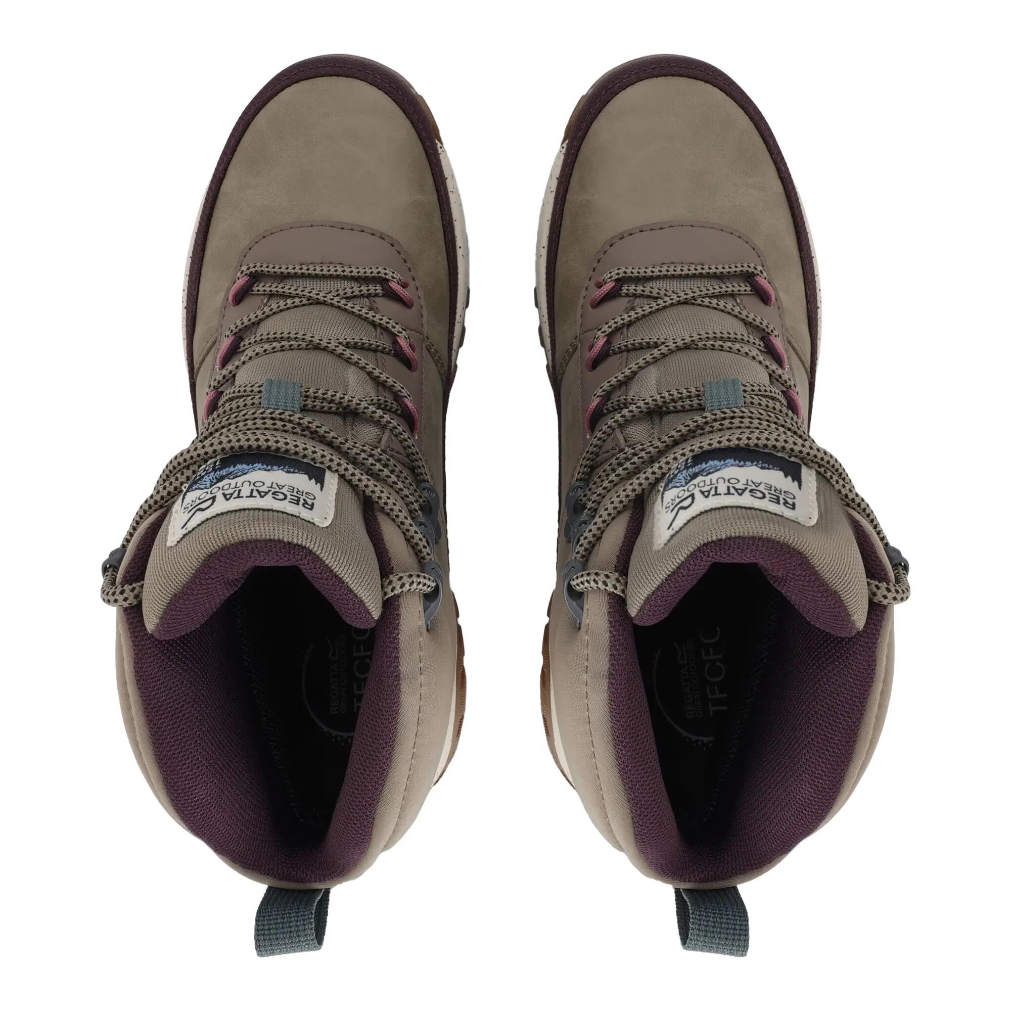 Chaussures Montantes De Marche SHAYFORD Femme (Pourpre / Gris Beige) 6/7
