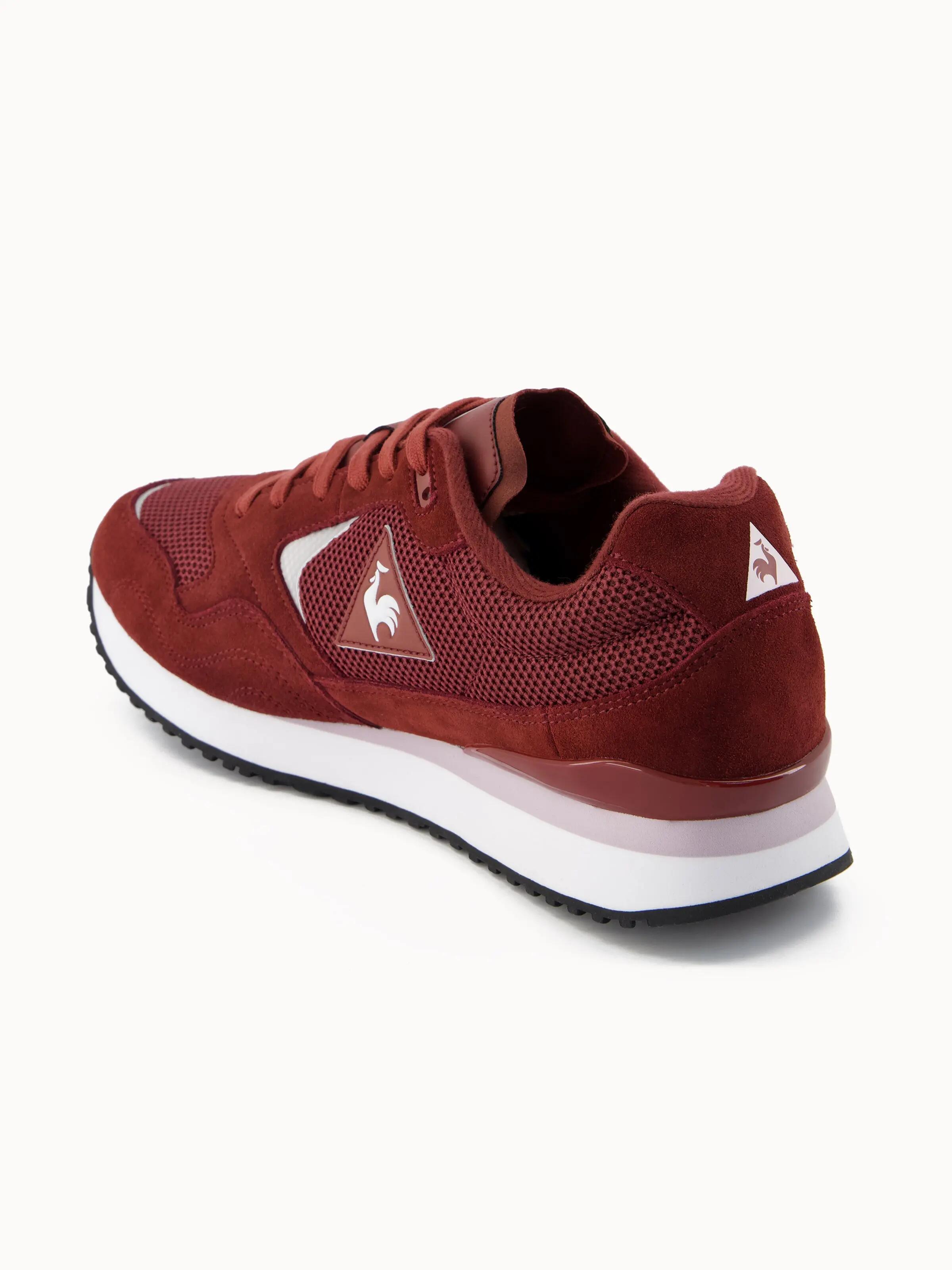 Sneakers retro-running en mesh et suede Solar 3/4
