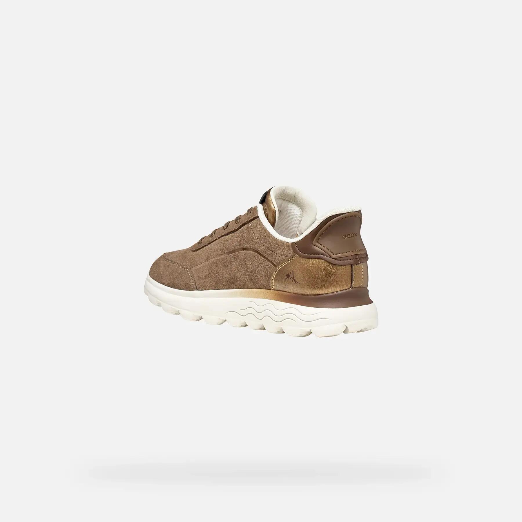 Damskie skórzane buty sportowe Geox Spherica Plus 3/6