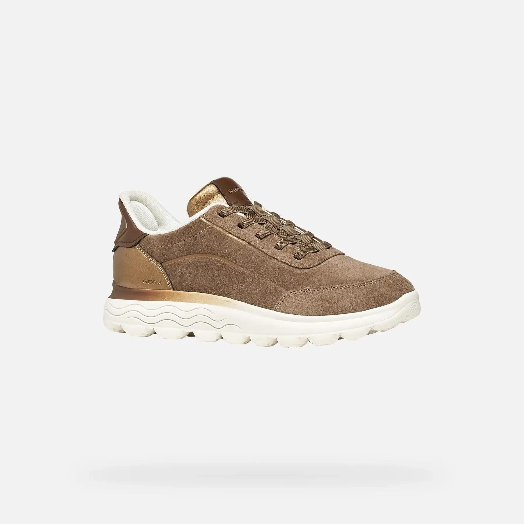 Damskie skórzane buty sportowe Geox Spherica Plus 2/6