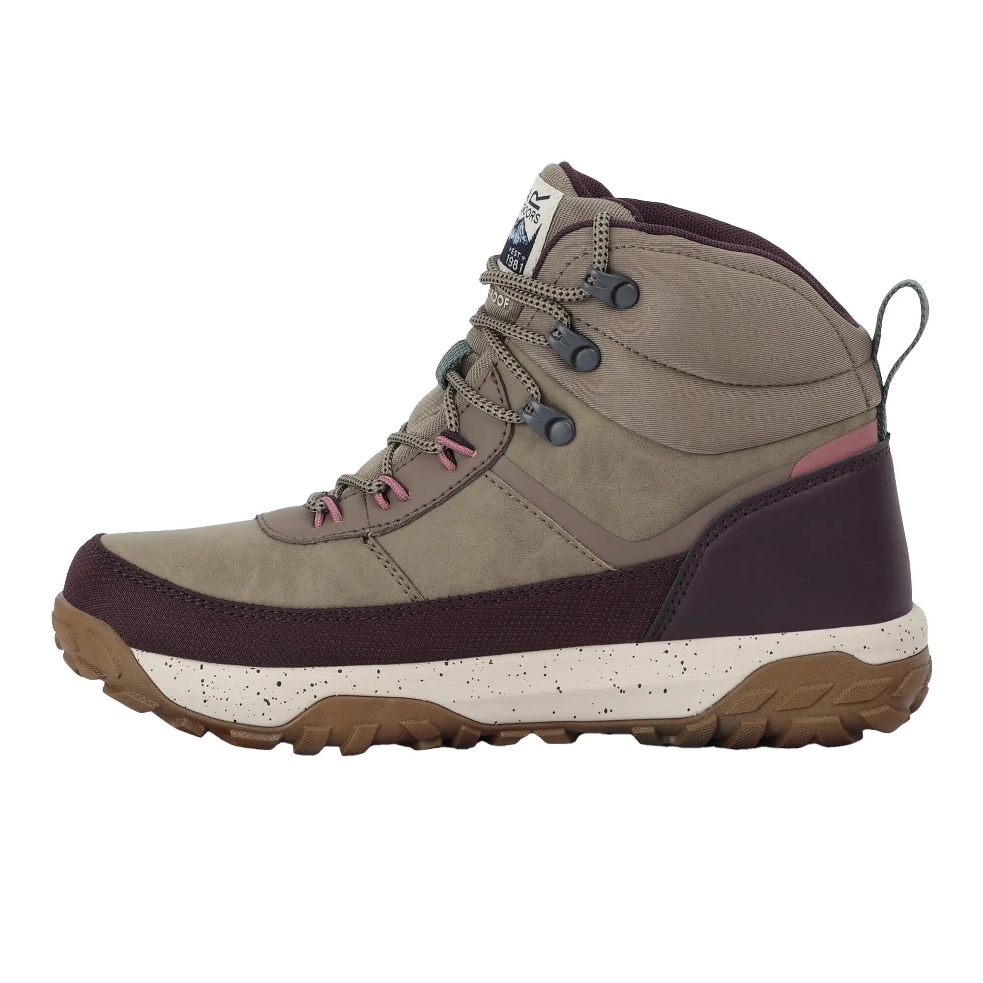 Chaussures Montantes De Marche SHAYFORD Femme (Pourpre / Gris Beige) 3/7