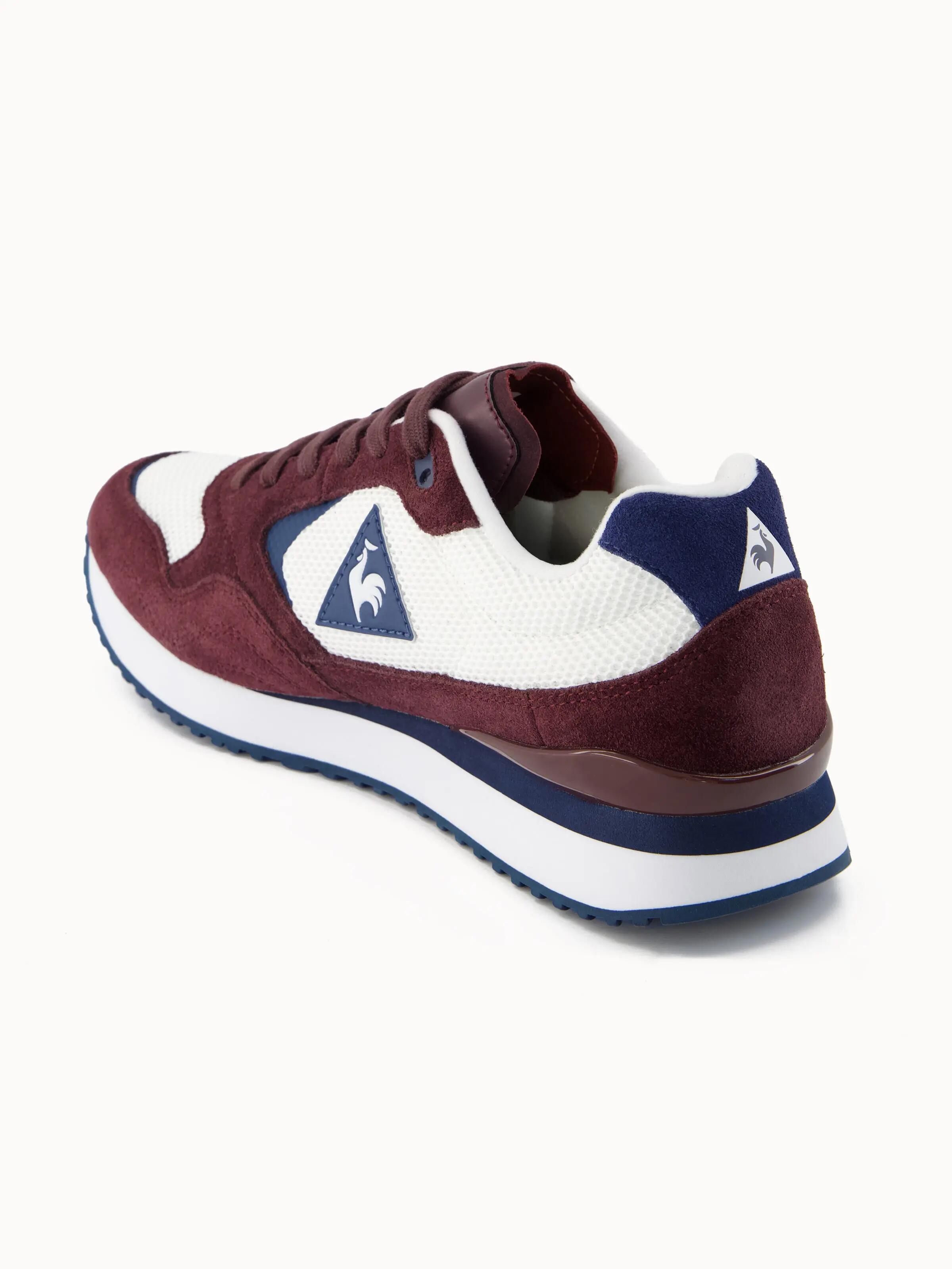 Sneakers retro-running en mesh et suede Solar 3/4