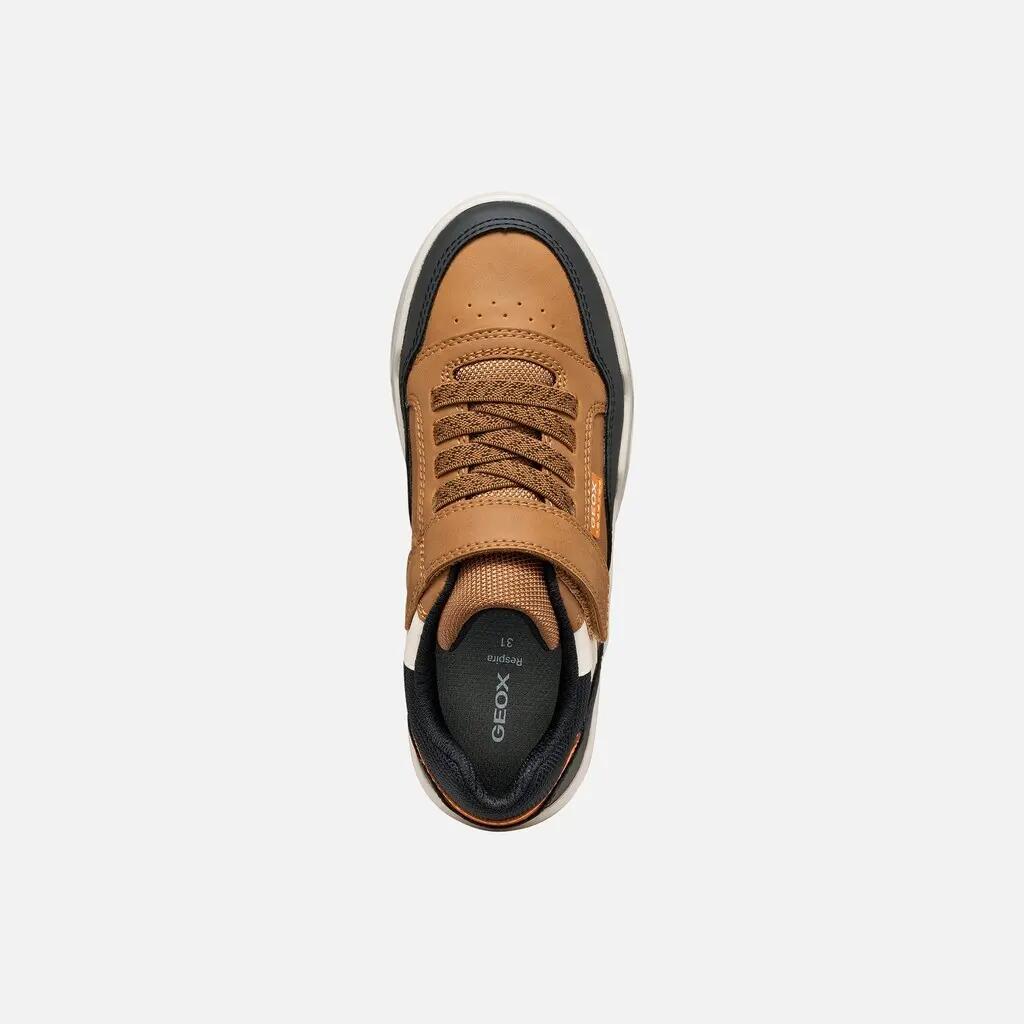 Baskets Garçon PERTH BOY Marron Clair 6/7