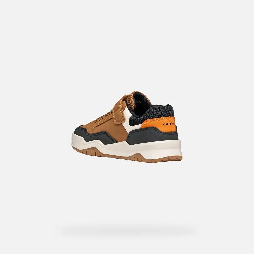 Baskets Garçon PERTH BOY Marron Clair 4/7