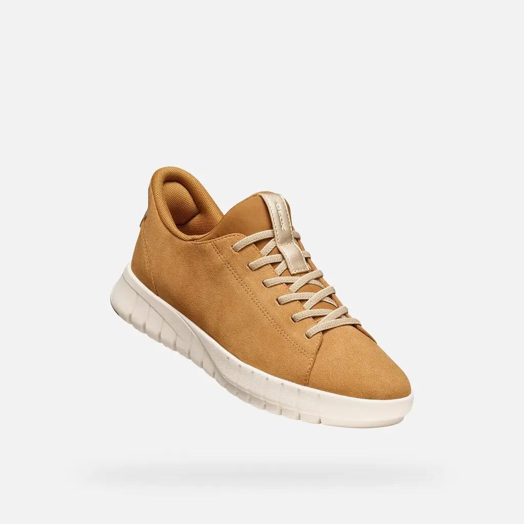 Baskets Femme D FLEXTRIDE PLUS Cognac 6/7