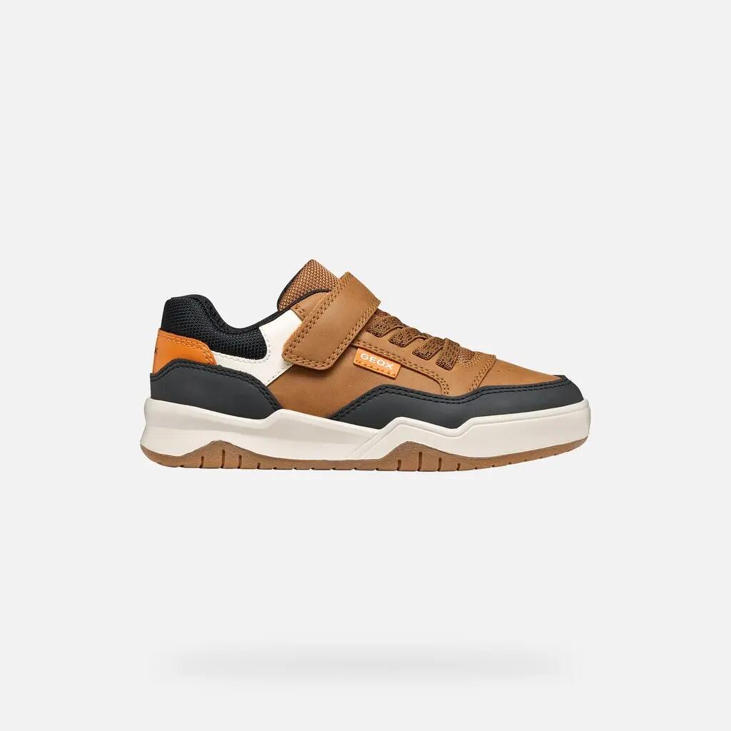 Baskets Garçon PERTH BOY Marron Clair 2/7