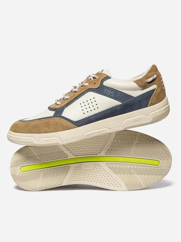 Chaussures - Sneakers - Hommes - Lacets, talon 35 mm - GUYLHEM - blanc/ecru 4/5