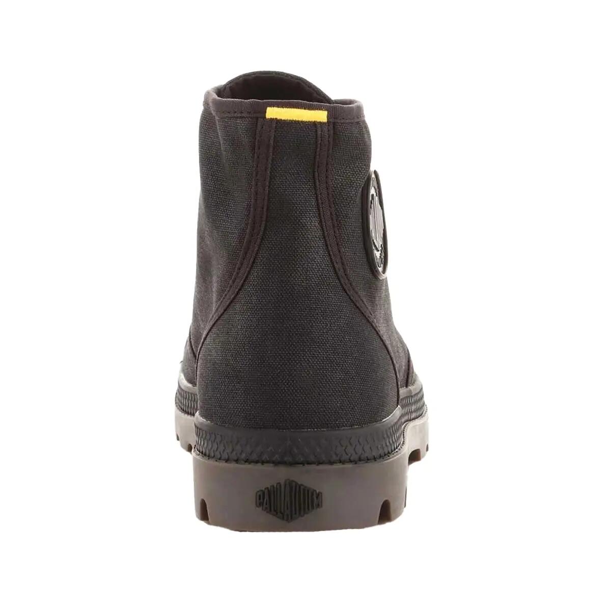 Botas a los Tobillos de Lienzos Encerados Pampa Hi para Hombre Negro 2/6