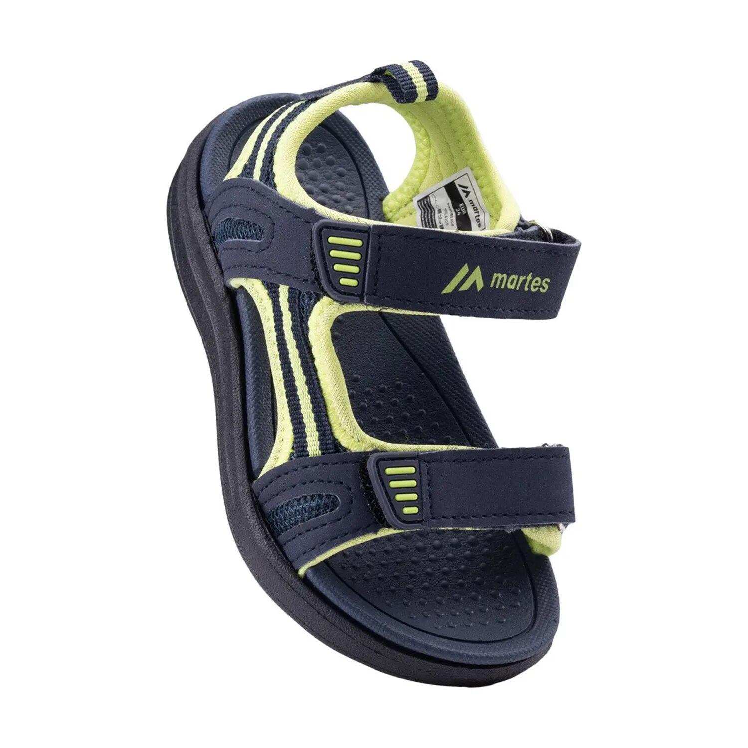 Sandales MARTIBO Enfant (Bleu Marine / Jaune Clair Vif / Noir) 6/6