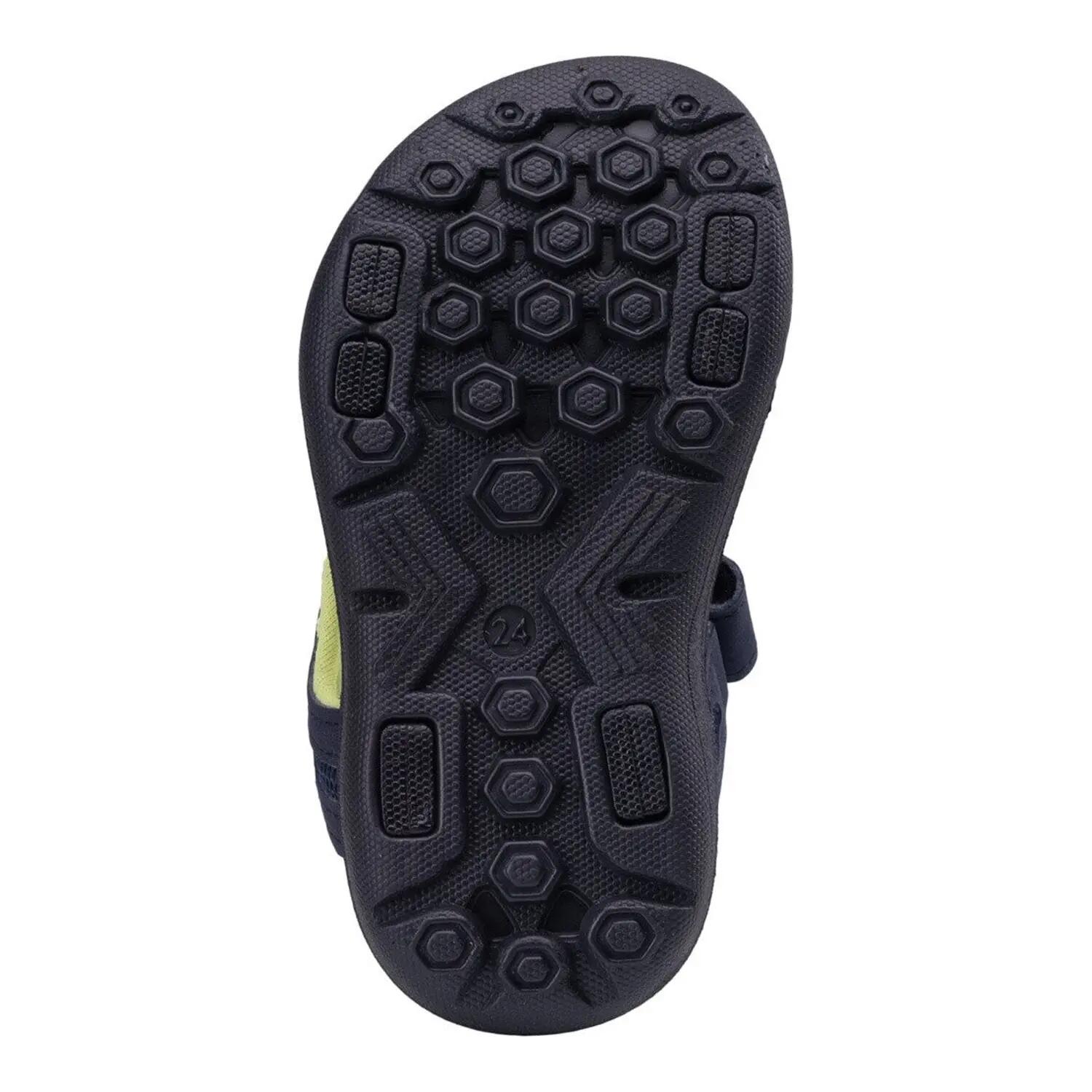 Sandales MARTIBO Enfant (Bleu Marine / Jaune Clair Vif / Noir) 5/6