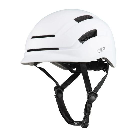 Kask rowerowy miejski z tylną lampką