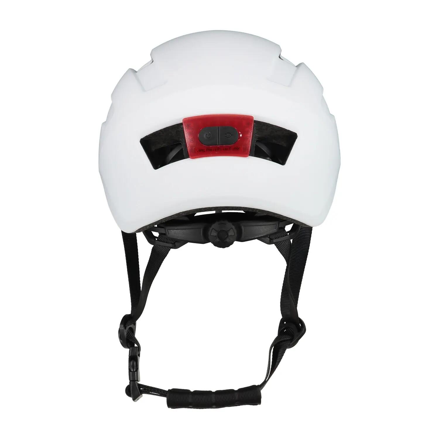 Kask rowerowy miejski z tylną lampką 2/2