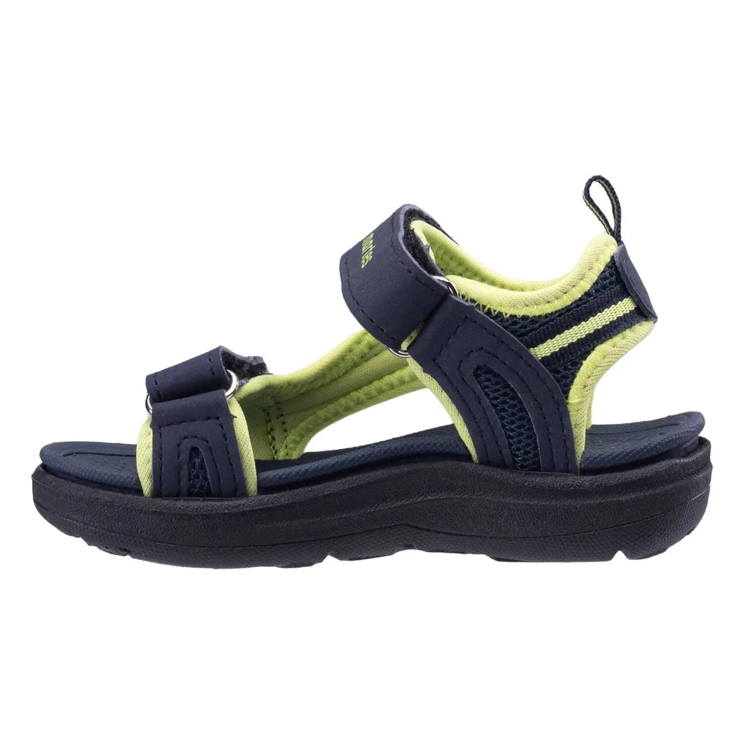 Sandales MARTIBO Enfant (Bleu Marine / Jaune Clair Vif / Noir) 2/6