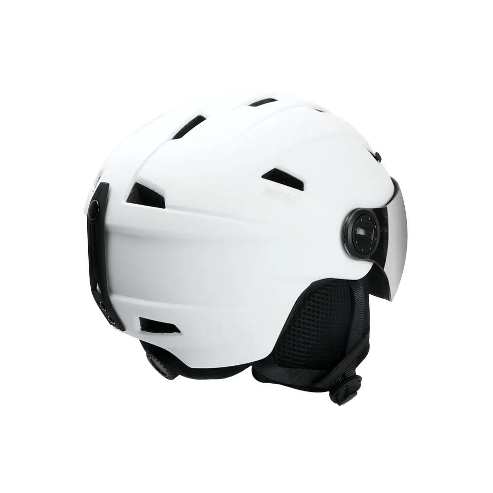 Casco de esquí HAWKING con visera S3 WHITE. 2/3