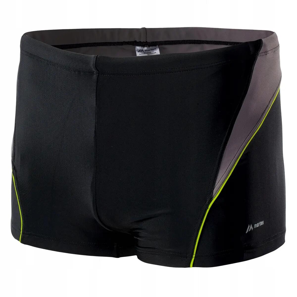 Slip De Bain BORIN Homme (Noir / Vert Citron / Gris Foncé) 3/3
