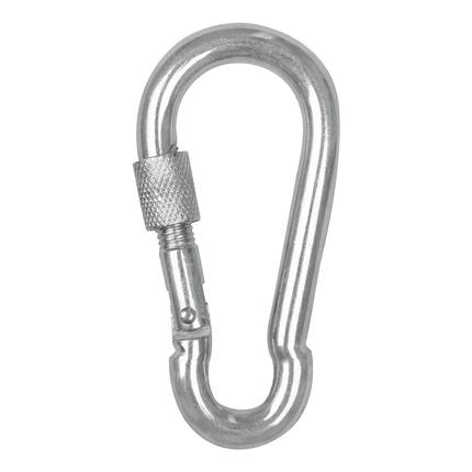 Mousqueton de sécurité Waldhausen avec fermeture à vis 9 cm