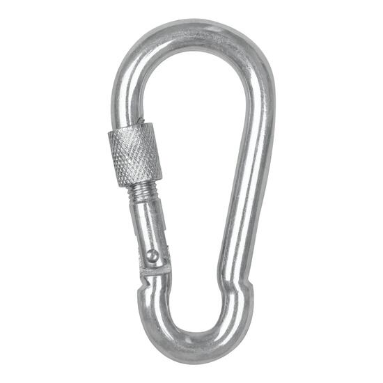 Mousqueton de sécurité Waldhausen avec fermeture à vis 9 cm