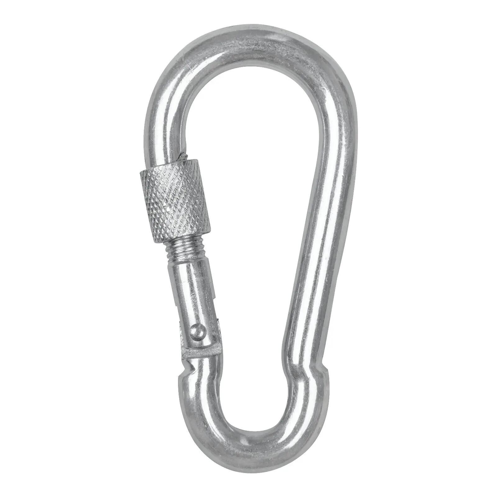 Moschettone di sicurezza Waldhausen con chiusura a vite da 9 cm 2/2
