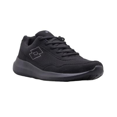 Scarpe Sportive Pelle Ecologica Uomo Lotto Connect OC Nero