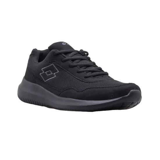 Scarpe Sportive Pelle Ecologica Uomo Lotto Connect OC Nero