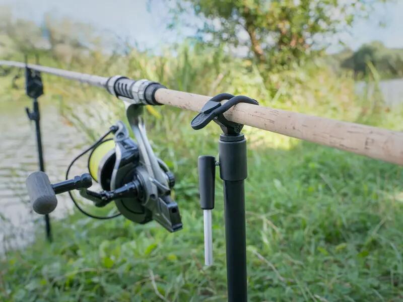 Supporto canna con blocco LOX / 1 supporto + 2 elastici 7/7