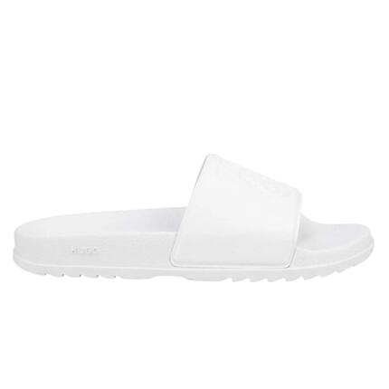 Claquettes Motif/style Logo Empilé MATCH IT Femme (Blanc)