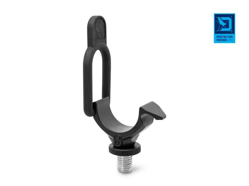 Supporto canna con blocco LOX / 1 supporto + 2 elastici 2/7