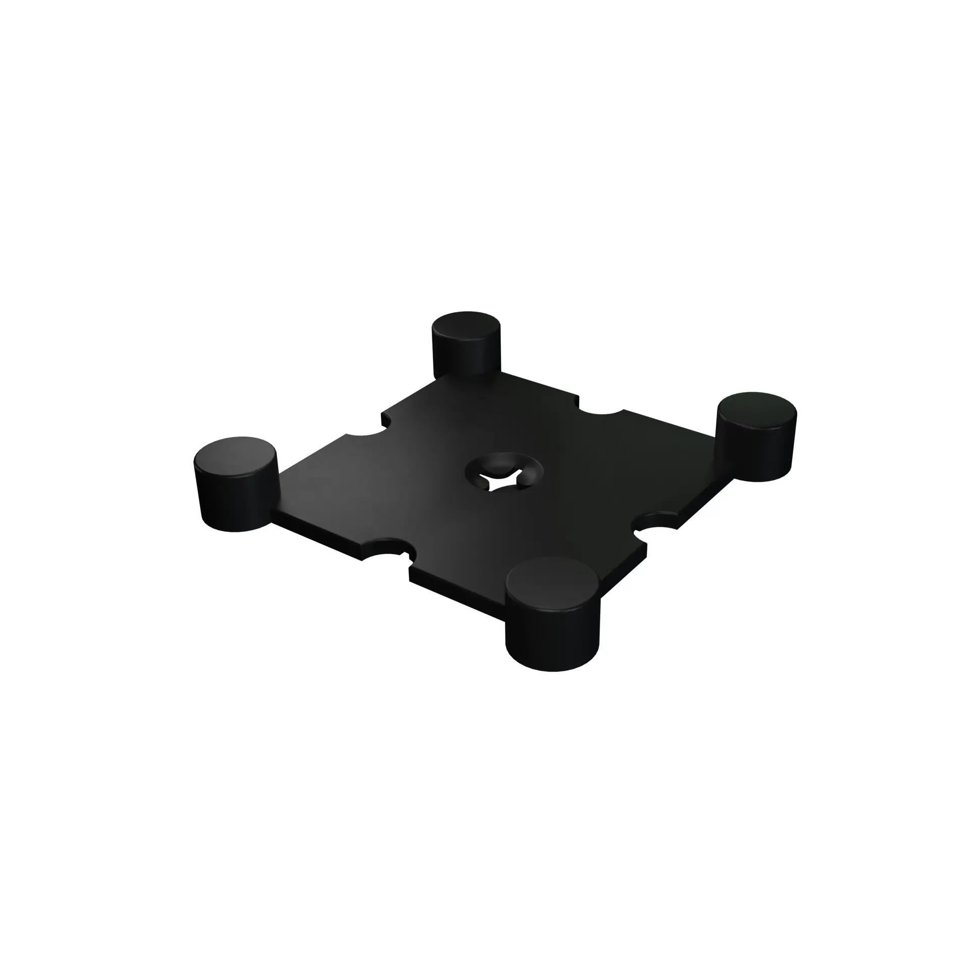 Dalle de sol en caoutchouc SBR 100x100x2cm Flow Fitness 3/5