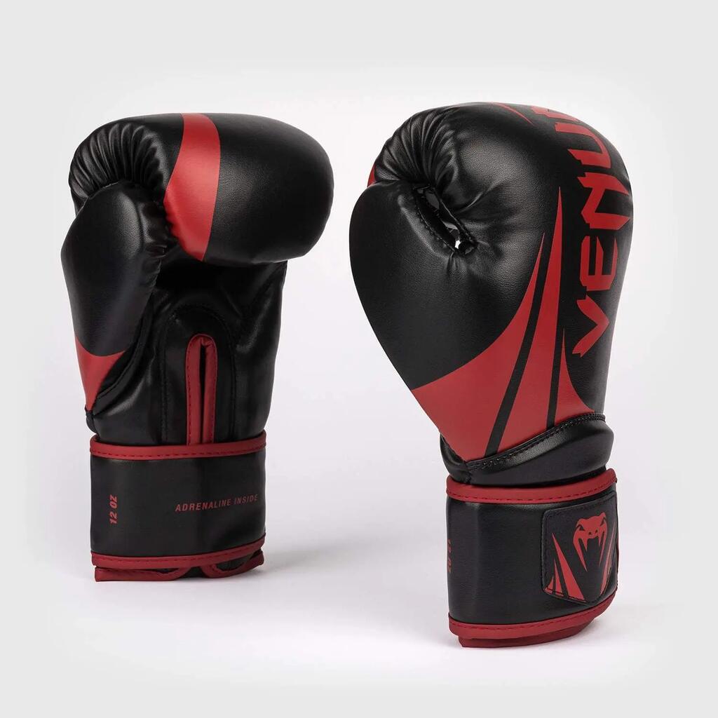 Challenger 2.5 Boxhandschuhe 14oz Schwarz/Rot
