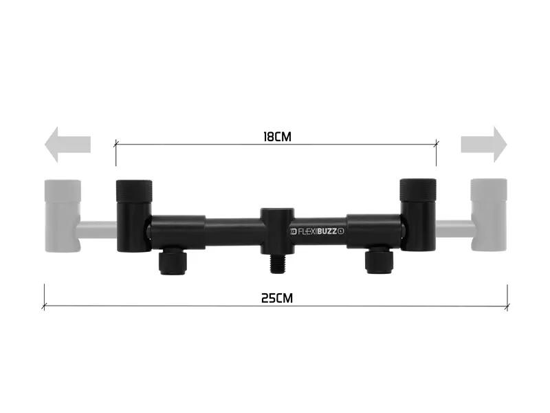 Sbarra estensibile per canne FlexiBUZZ L | L 18-25cm 4/6