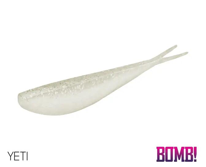 Soft shad BOMB! D-SHOT / 5pz | 6,5cm/Motor Oil 4/7