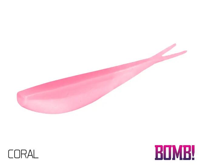 Soft shad BOMB! D-SHOT / 5pz | 6,5cm/Motor Oil 3/7