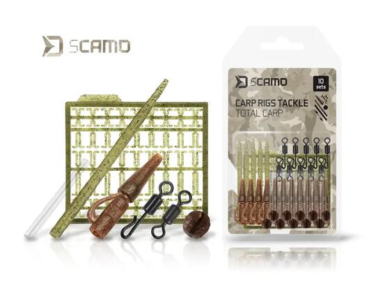 Lot de montages Carpe sCAMO Total CARP