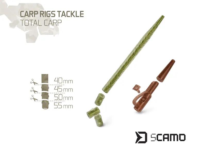 Lot de montages Carpe sCAMO Total CARP 2/6