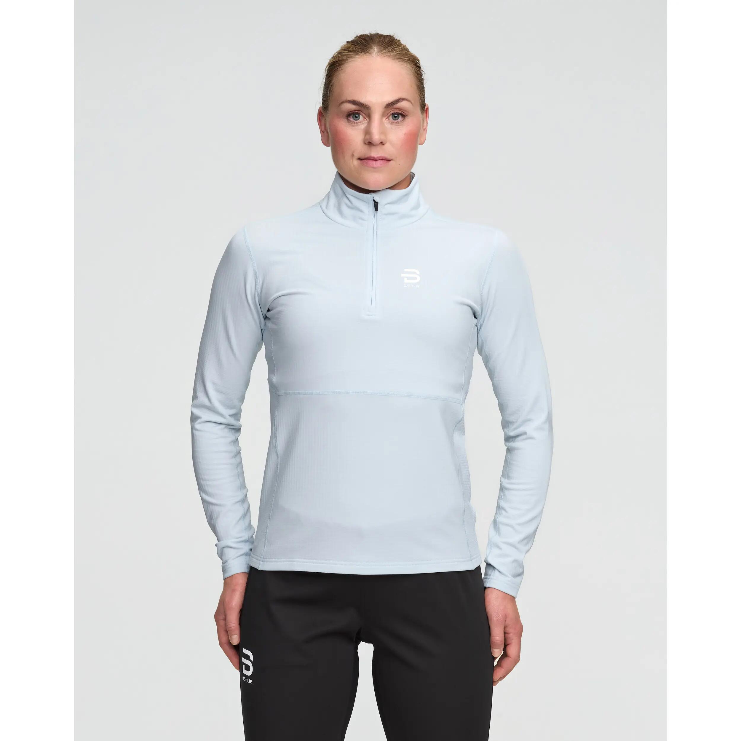 Sous maillot demi-zip femme Daehlie Sportswear Pace 3/4