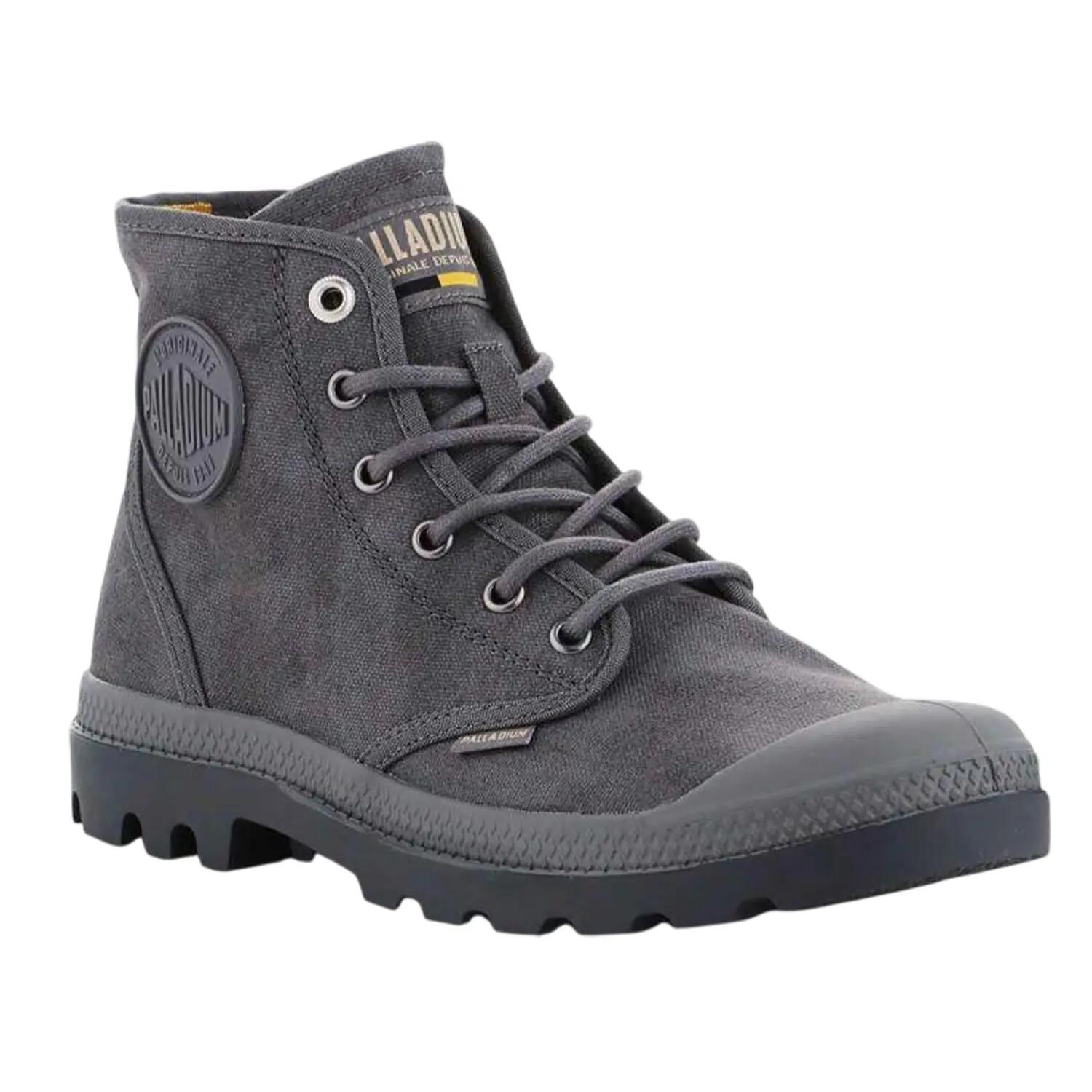 Botas a los Tobillos de Lienzos Encerados Pampa Hi para Hombre Gris 2/6