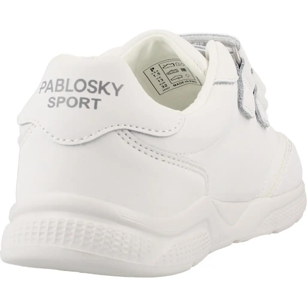 Buty PABLOSKY 903900P DEPORTIVO CINTA ADHESIVA Biały 3/5
