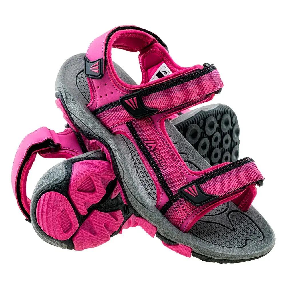 Dames Makanos Sandalen (Donker Fuchsia/Fuchsia/Zwart) 6/6