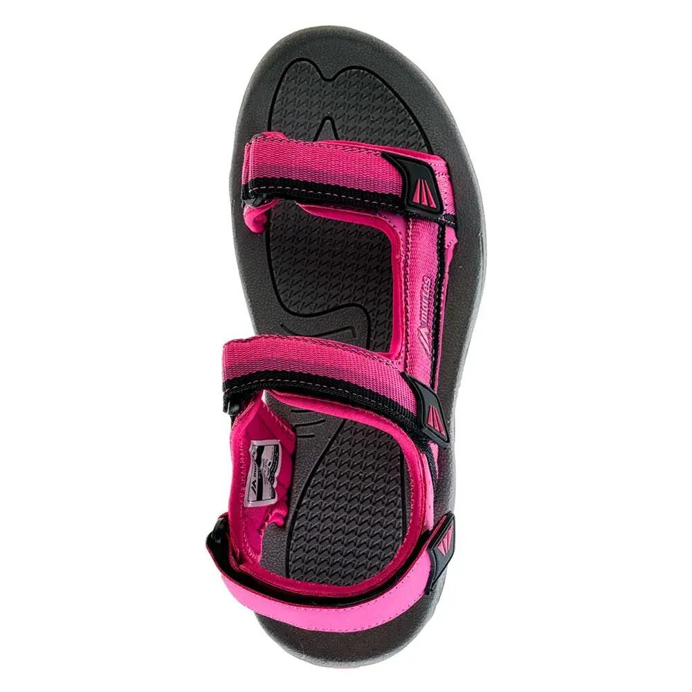 Dames Makanos Sandalen (Donker Fuchsia/Fuchsia/Zwart) 4/6