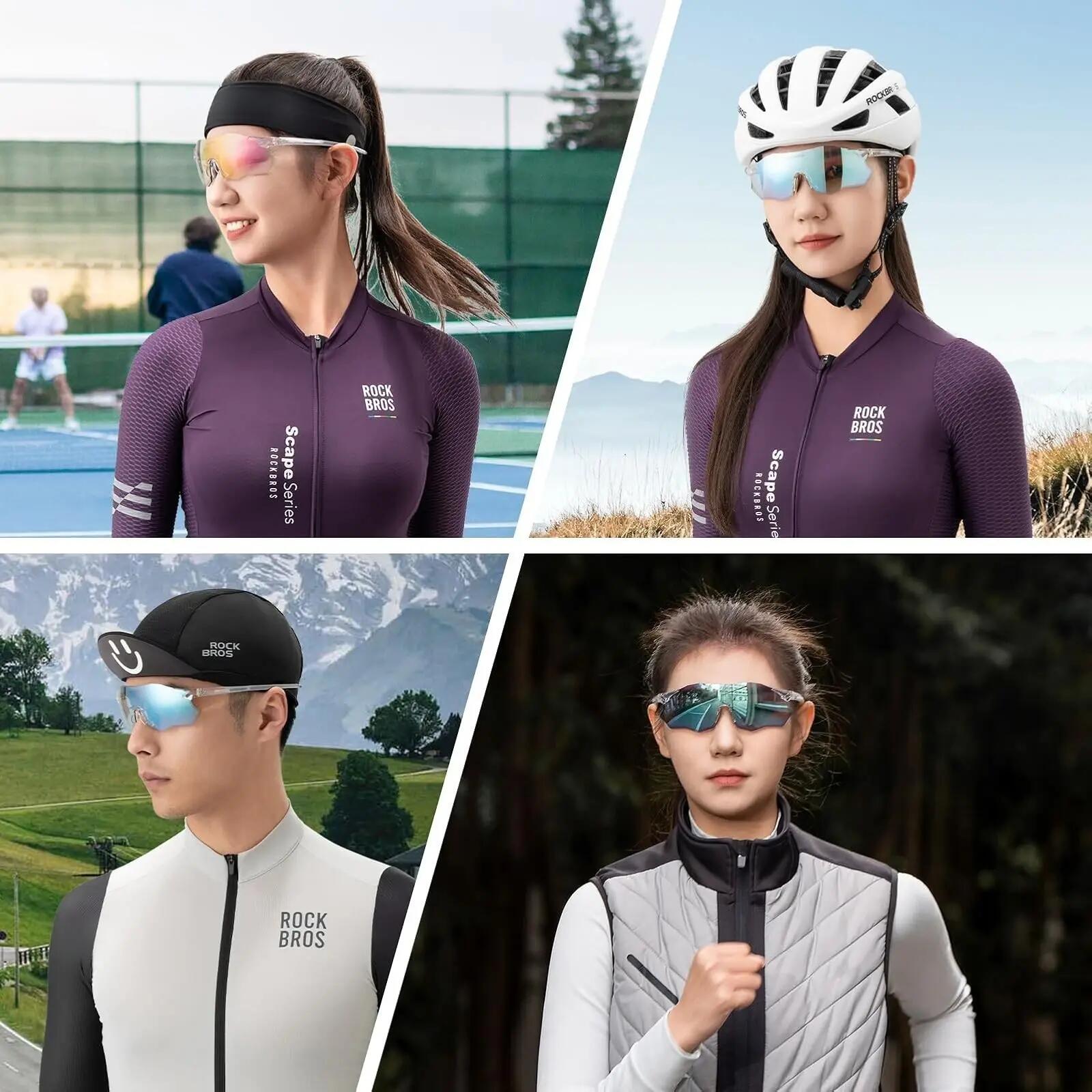 Fahrradbrille photochrom rahmenlos mit UV-Schutz – für Damen & Herren 7/7