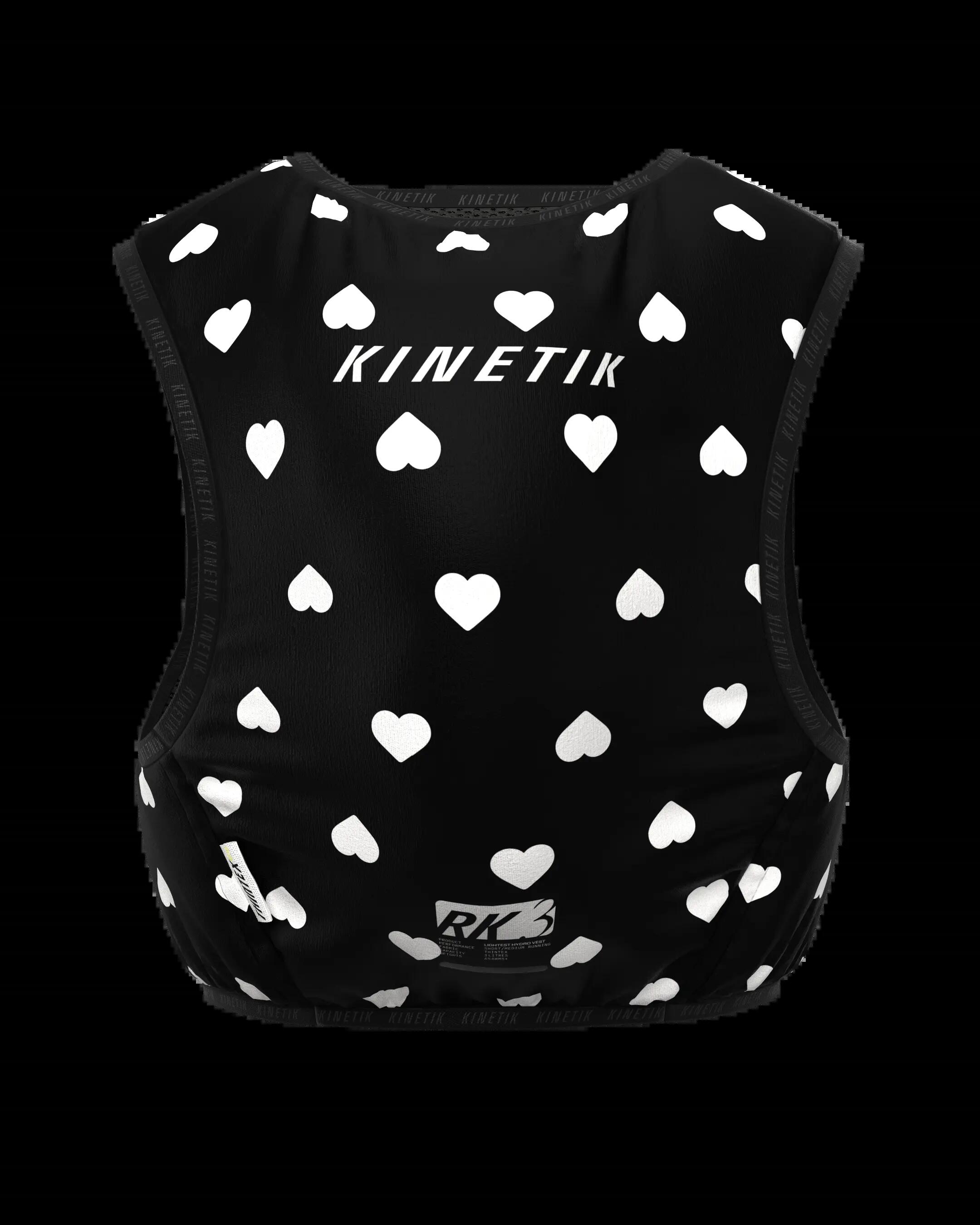 SAC D'HYDRATATION TRAIL RUNNING RK3 HEARTRUNNEUSE BLACK 6/7