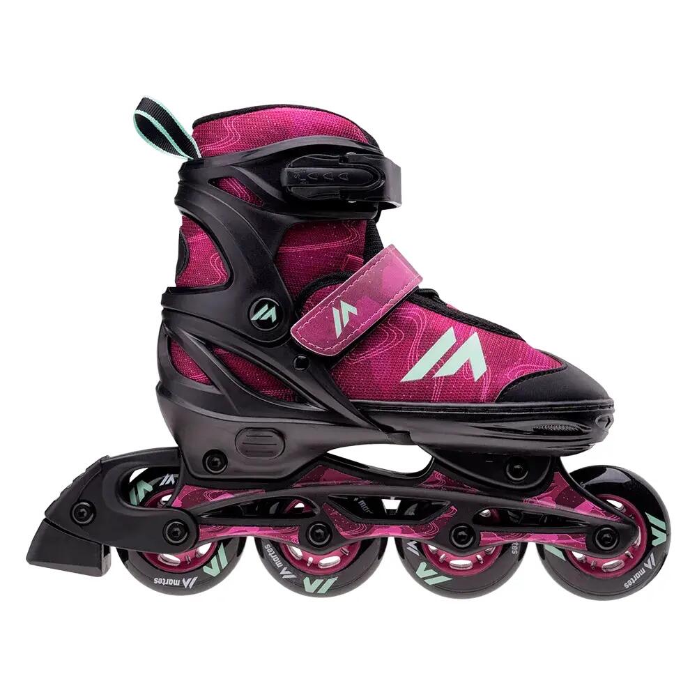 Childrens/Kids Galakty Adjustable Roller Skates (Purple/Mint)