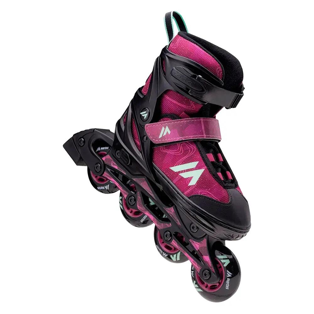 Kinderen/Kinderen Galakty Verstelbare Rolschaatsen (Paars/Munt) 3/3