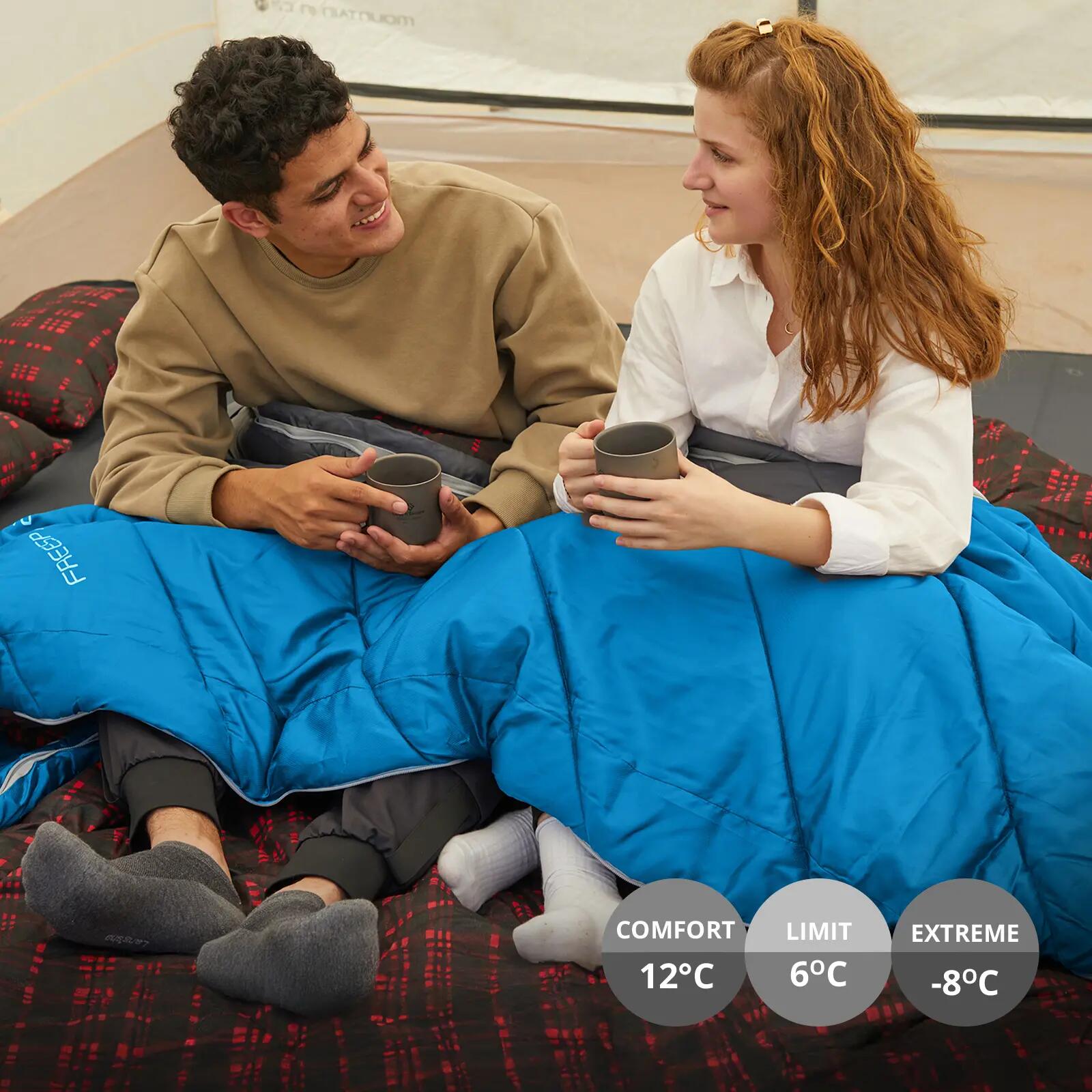 Deckenschlafsack Freespace Double 2 Personen Doppel Schlafsack  -8°C 4/7